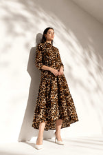 Leopard Muse Tiered Dress