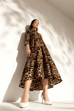 Leopard Muse Tiered Dress