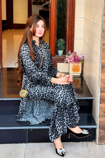 Leopard Black Co-Ord Set
