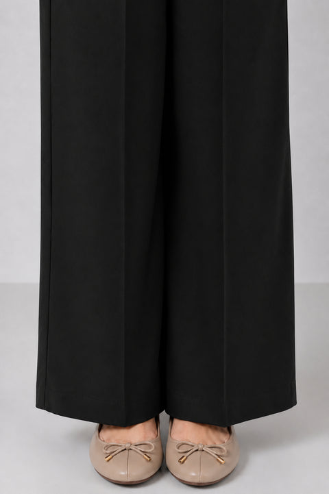 Aria Wide-Leg Trouser- Black