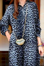 Leopard Black Co-Ord Set