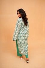 Sage Leaf Printed Lawn