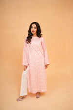 Elegance Pink & White Two-Piece Suit