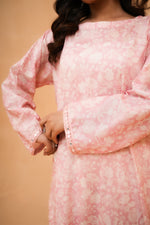 Elegance Pink & White Two-Piece Suit