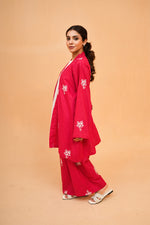 Embroidered Kimono Co-ord Set
