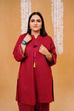 Maroon Handmade Embroidery – 2 Piece Lawn Suit