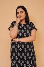 Printed Black – 2 Piece Suit