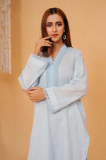 Cloudy Blue – 2 Piece Lawn Suit