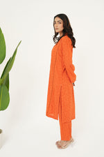 Summer Orange – 2 Piece Lawn Suit