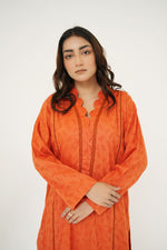 Summer Orange – 2 Piece Lawn Suit