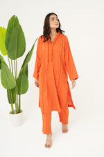 Summer Orange – 2 Piece Lawn Suit