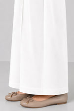 Aria Wide-Leg Trouser- White