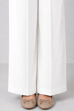 Aria Wide-Leg Trouser- White