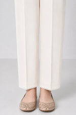 Straight-Leg Trouser- Off White