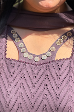 Muted Plum – 3 Piece Chikankari Suit