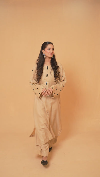 Styling video — Skin Tone Sheesha Work 2-Piece Suit