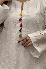 White Serenity – Premium Chikankari Lawn Suit