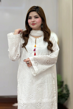 White Serenity – Premium Chikankari Lawn Suit