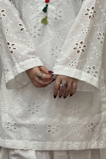 White Serenity – Premium Chikankari Lawn Suit